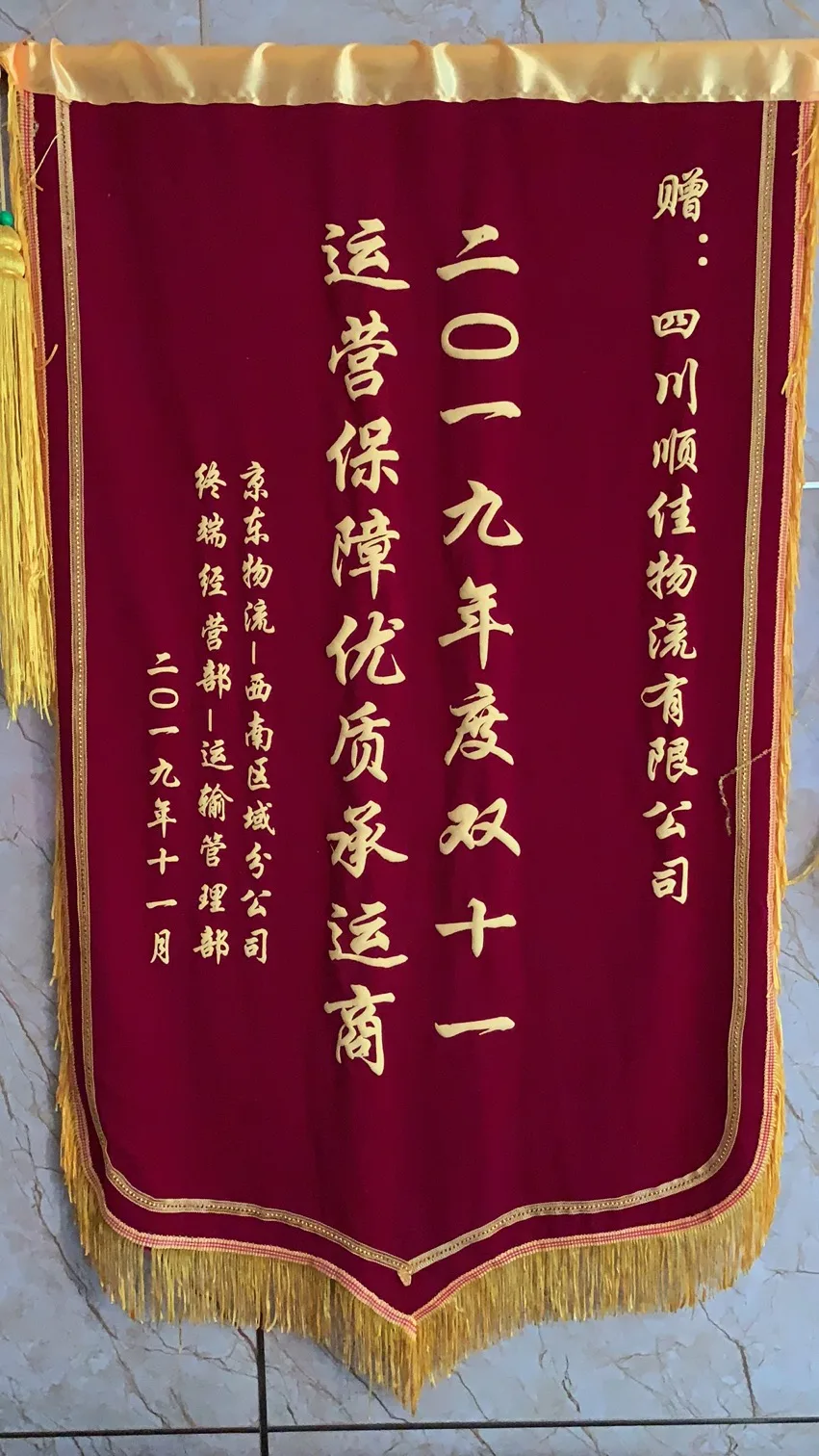 京东物流 2019 年双十一运营保障优秀承运商